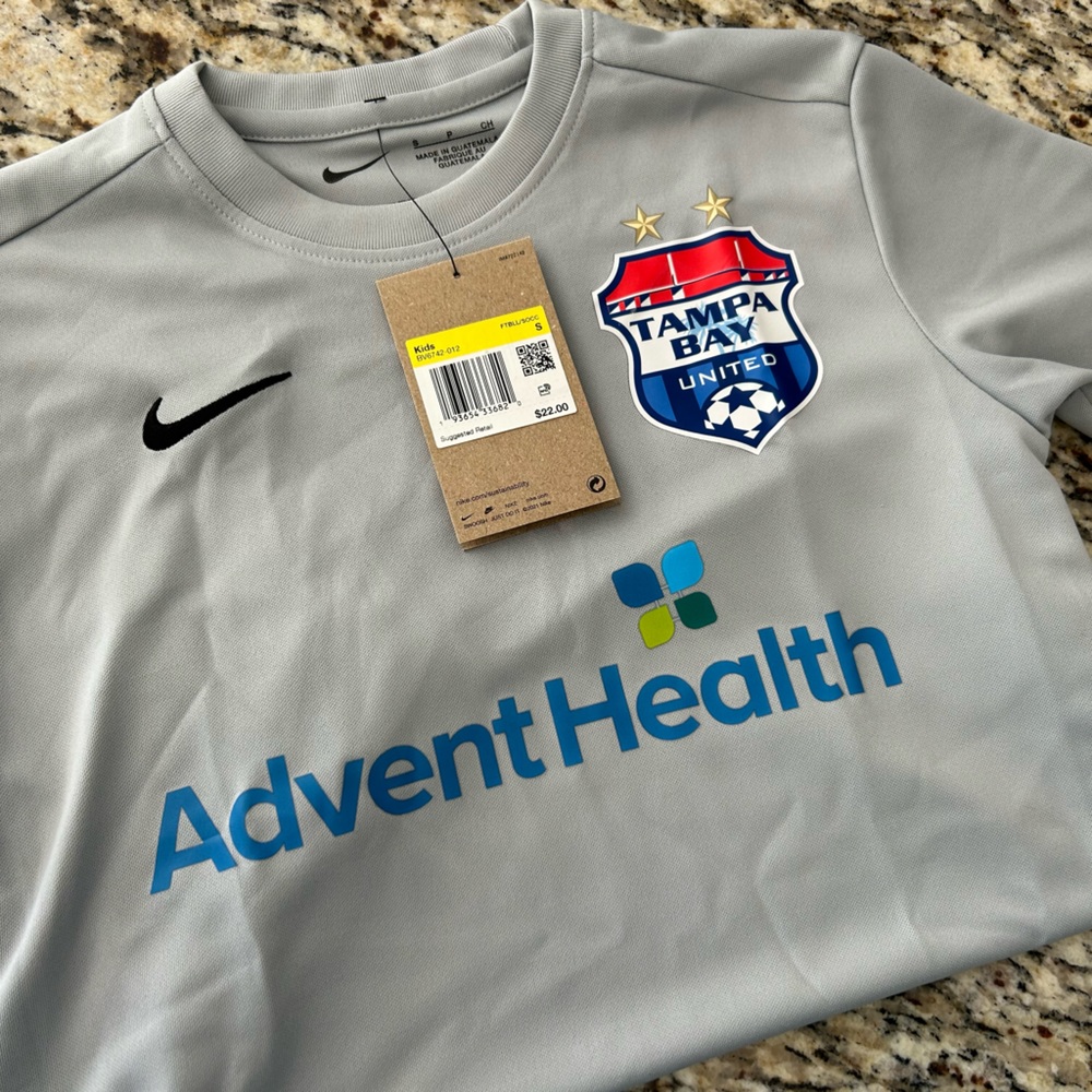 Tampa Bay United soccer jersey kids